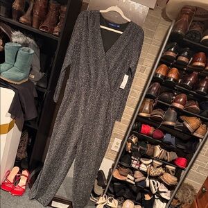 Elegant Black Glitter jumpsuit